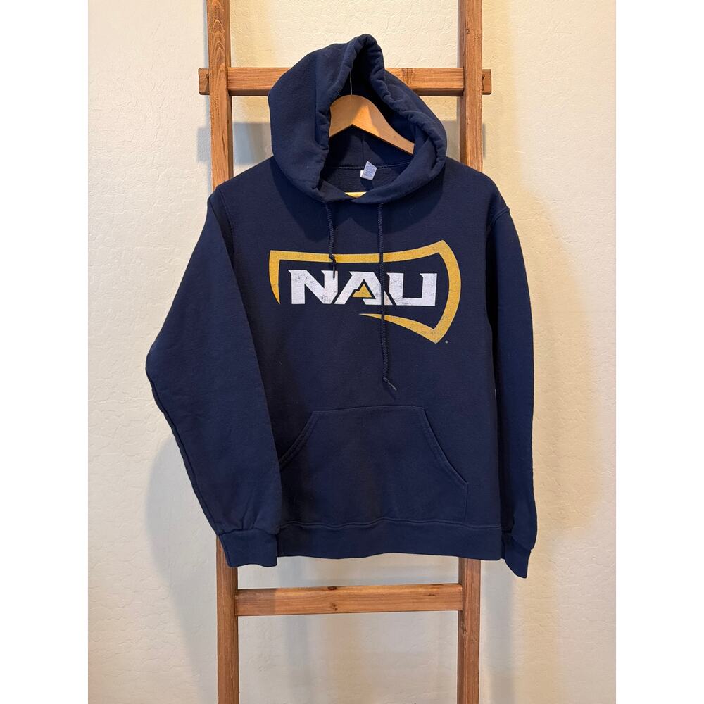 Northern Arizona University NAU Hoodie Navy Pullover Sweatshirt Small